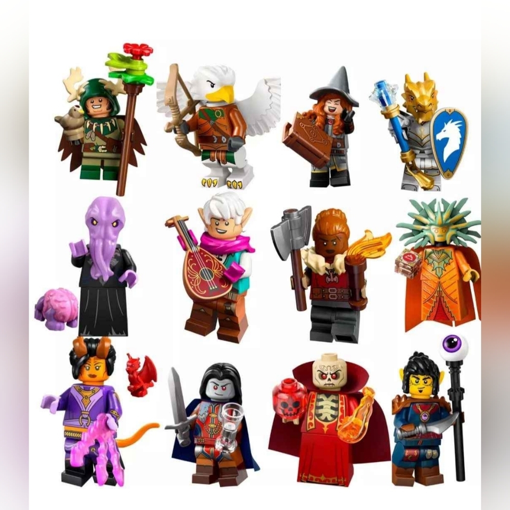 Lego Minifigures 71047 Dungeons and Dragons Full Set 12pc